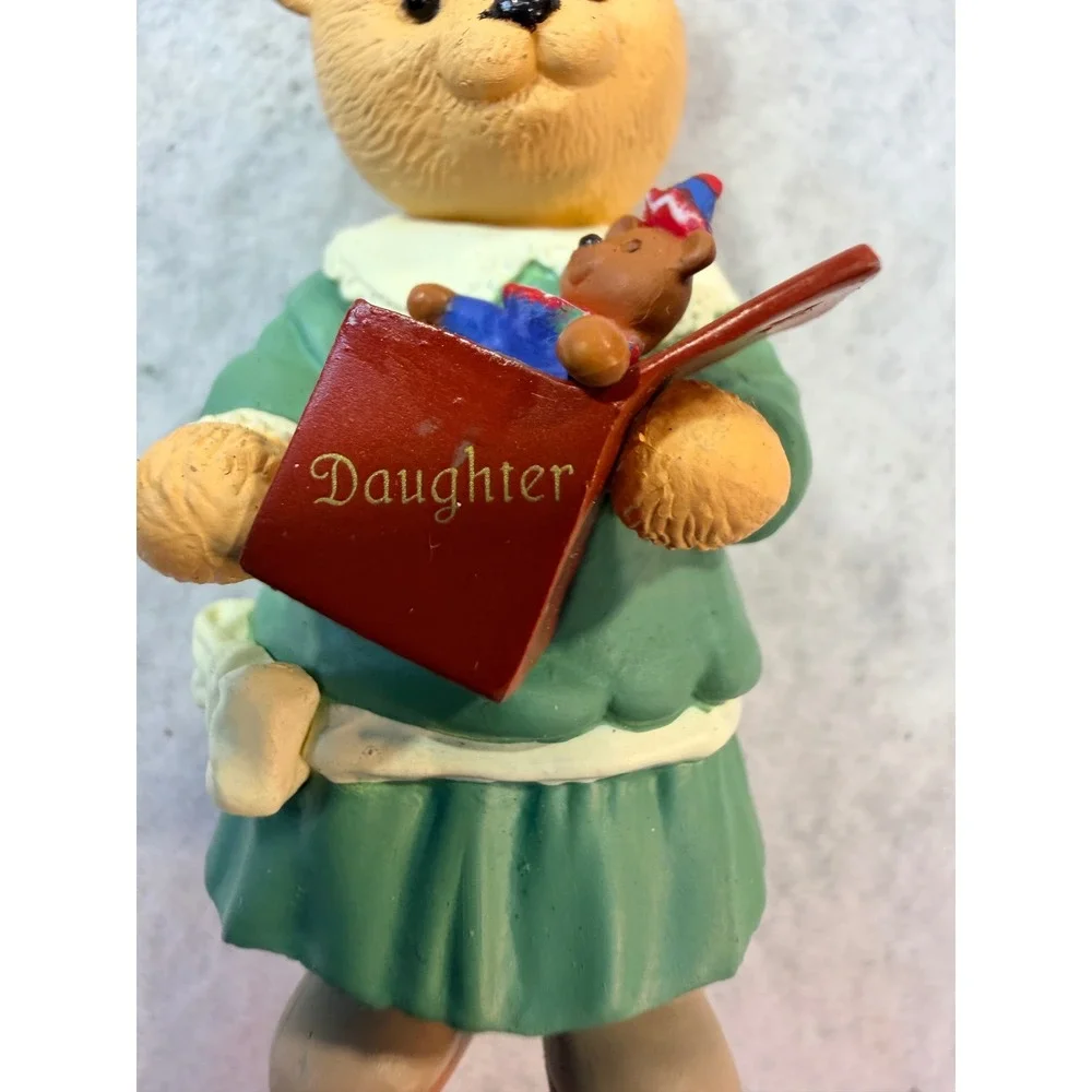 Hallmark Keepsake Ornament 1996 Daughter Teddy Bear Don Palmiter Handcrafted Vtg